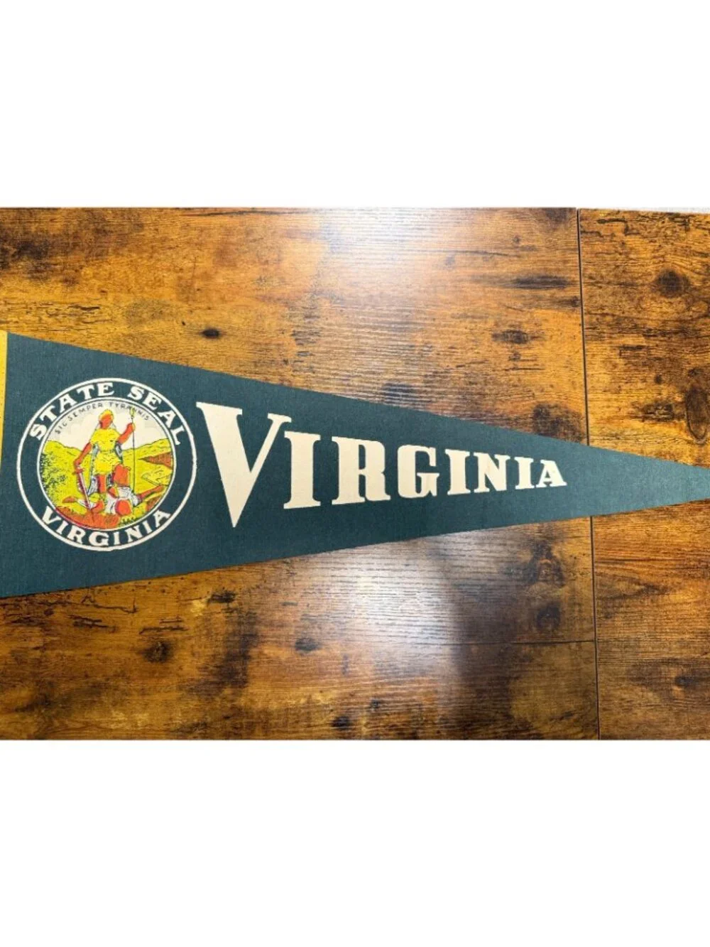 Vintage Virginia State Seal pennant